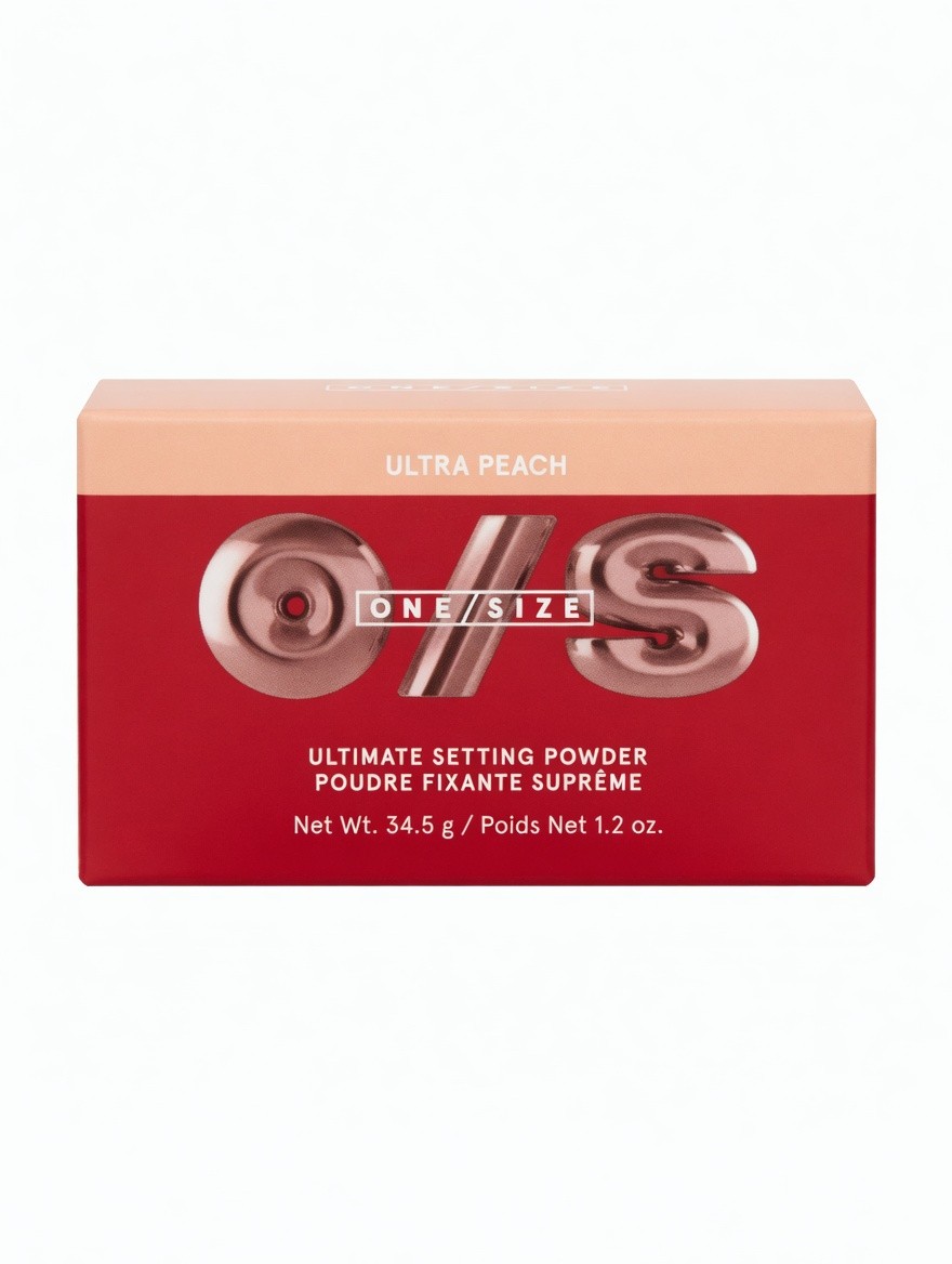 One Size By Patrick Star Ultimate Blurring Setting Powder 34.5 g, Ultra Peach - for Very Fair to Medium Skin Tones