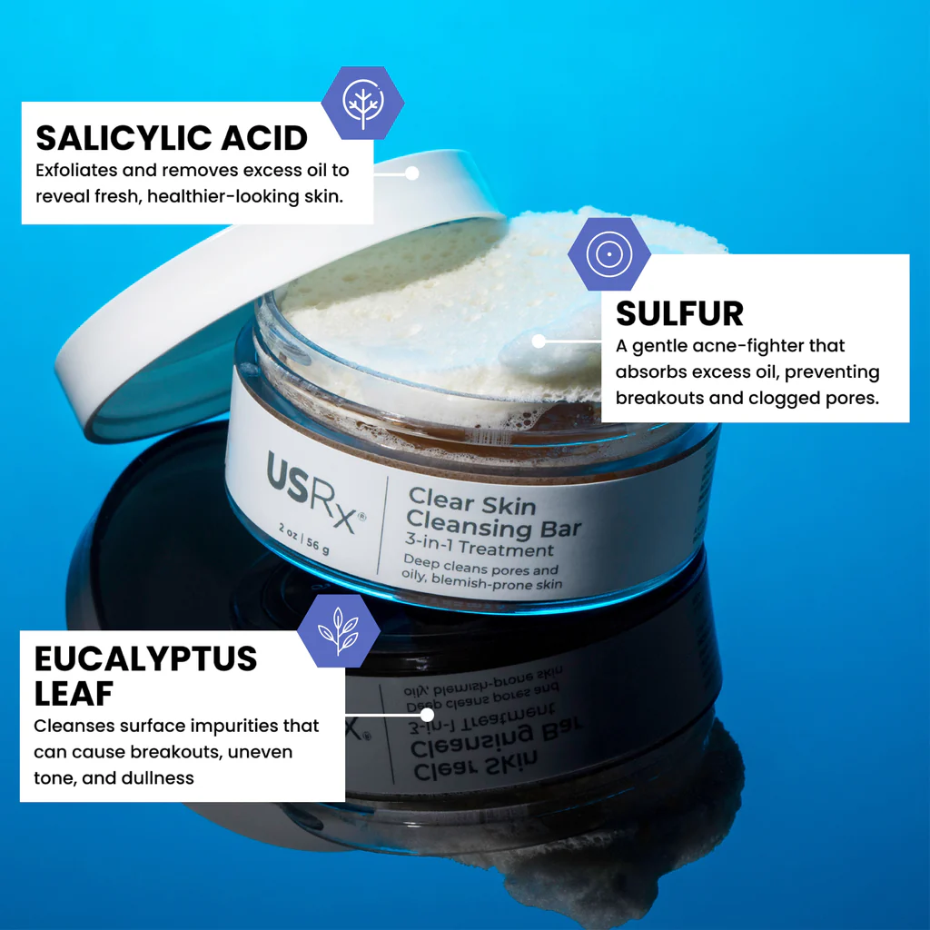 Urban Skin RX Clear Skin Cleansing Bar Cleansing treatment for oily, blemish prone skin